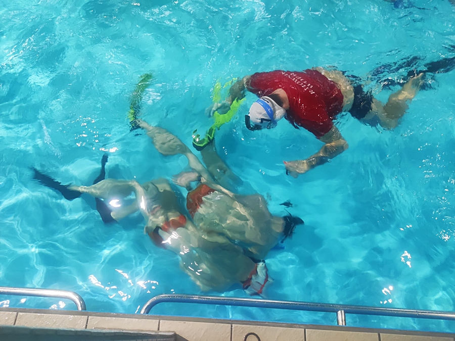 Hokej pod wodą Walenie Siemianowice Śląskie Trening 4 III 2023. Koniec Walenia czyli Amatorska Liga Hokeja Pod Wodą